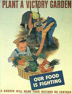 Victory Gardens poster from WWII